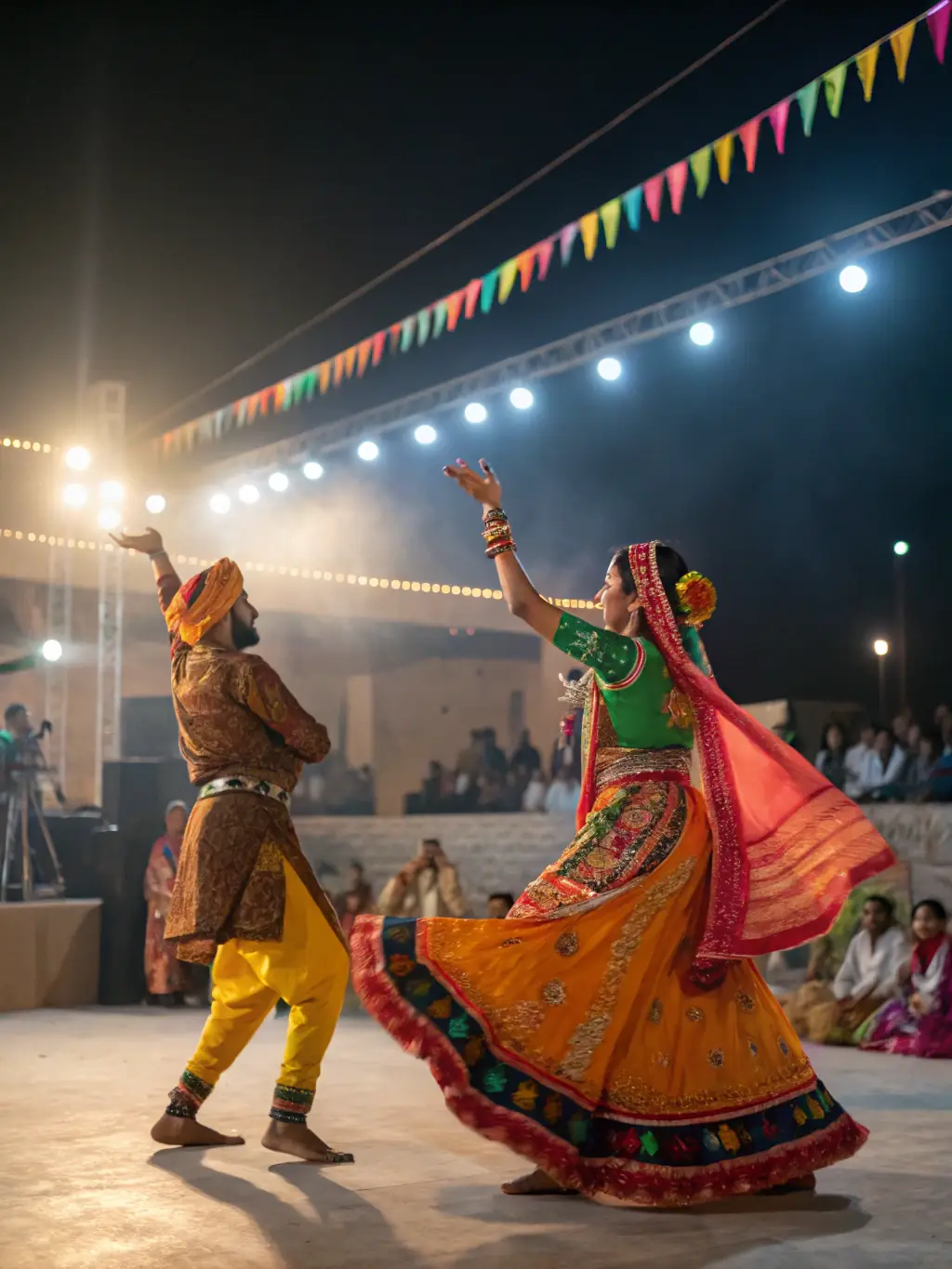 A vibrant image of a cultural festival at ASSOCIATION CULTURELLE ZOO DE SOYAUX, showcasing traditional music, dance, and local crafts.